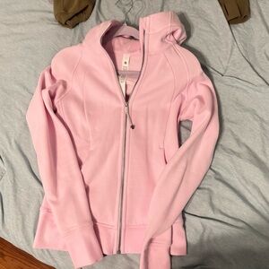 lululemon athletica Light Pink Zip-Up Hoodie
